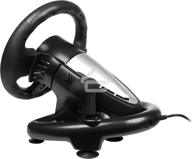 Руль SVEN GC-W700 (педали, вибро, скоба, лепестки, АКПП, D-pad, 12 кл, резин. вставки, PC/Xinput)