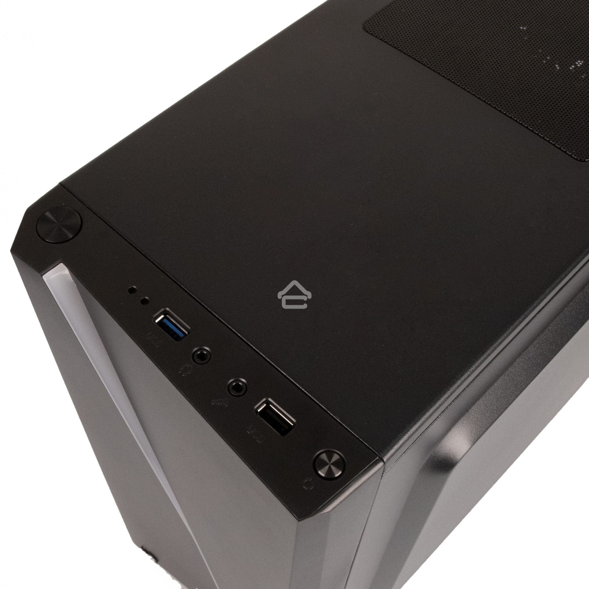 Компьютер IRU Home 520A5GE MT Ryzen 5 5600G/8Gb/SSD512Gb RGr/DOS/черный