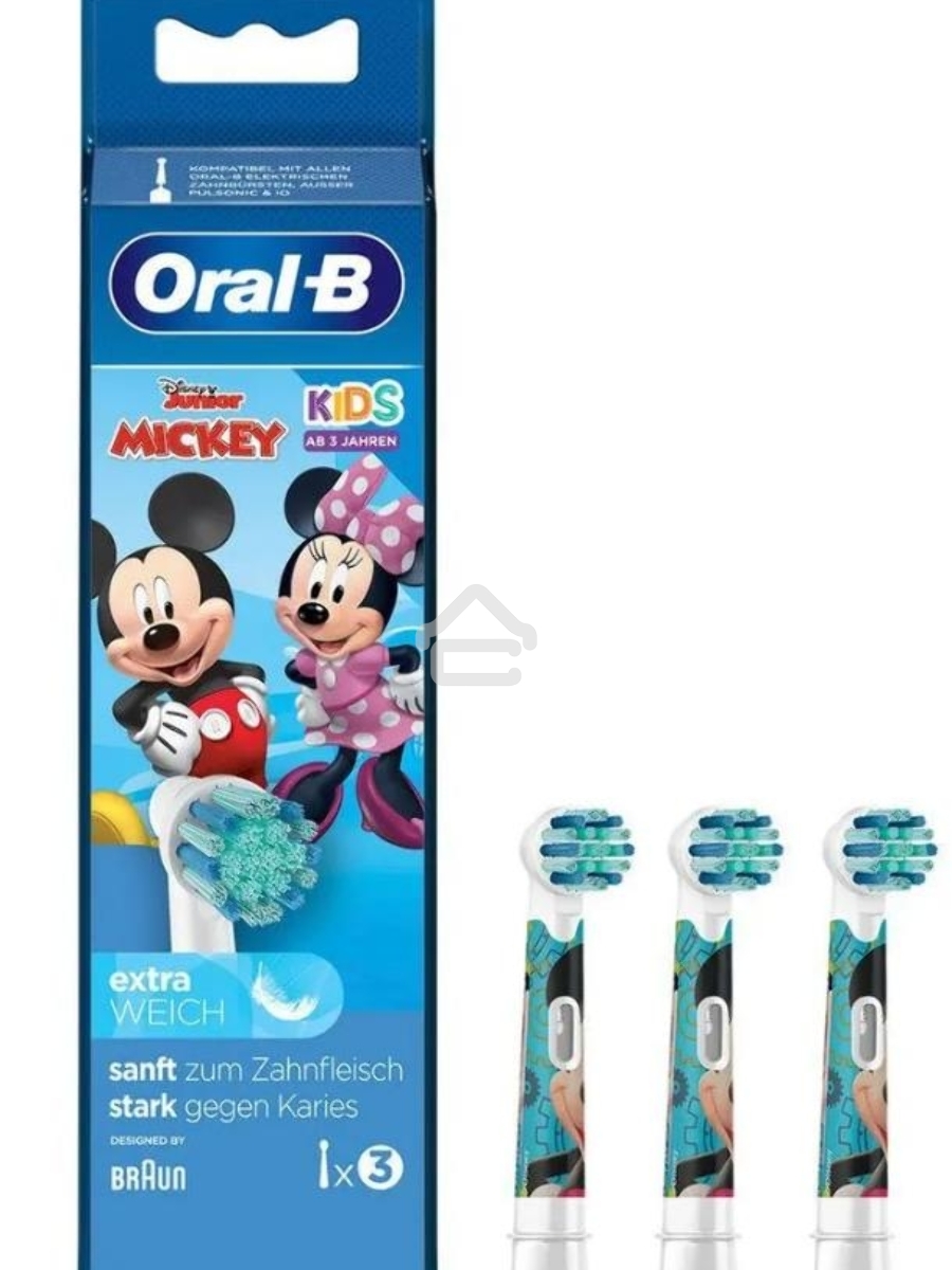 Насадка для зубной щетки MICKEY EXTRA SOFT  3PCS ORAL-B