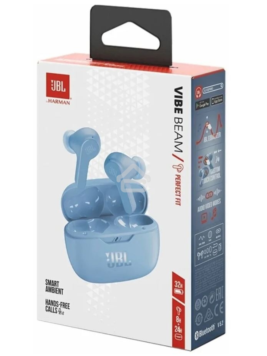 Наушники JBL  модель Wave Beam  синий