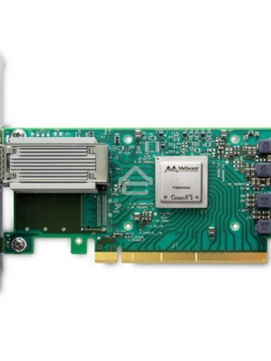 Mellanox ConnectX-5 VPI adapter card, EDR IB (100Gb/s) and 100GbE, single-port QSFP28, PCIe3.0 x16, tall bracket, ROHS R6
