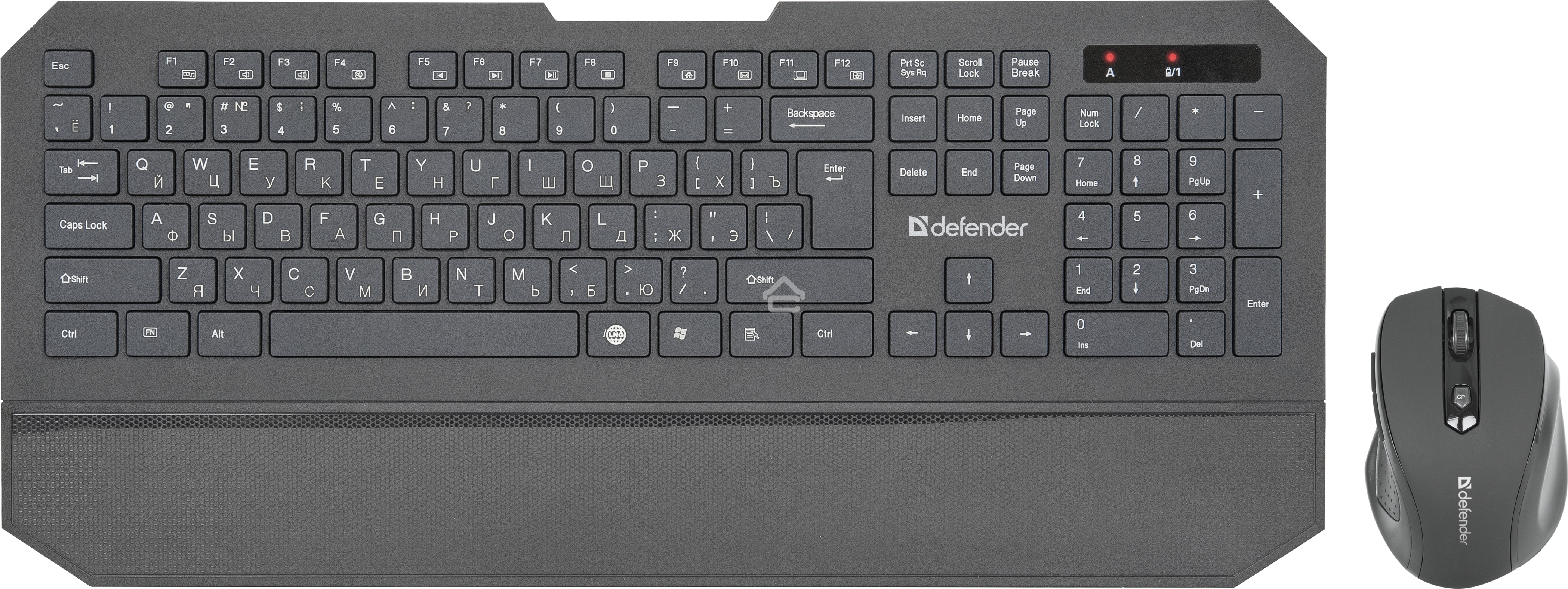Клавиатура + мышь Defender Berkeley C-925 Nano B черный