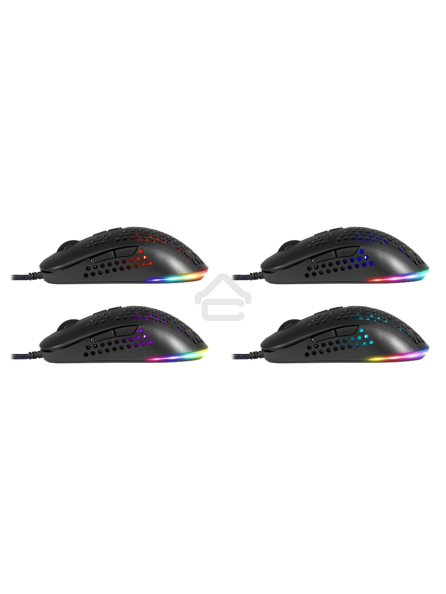 Мышь проводная Defender Shepard GM-620L черный, 12800 dpi, USB, кнопки - 7