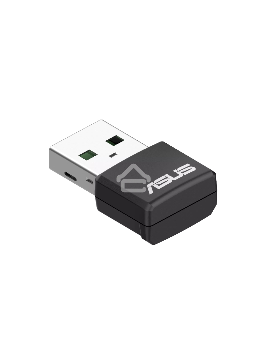 Роутер ASUS USB-AX55 NANO 90IG06X0-MO0B00 WI-FI 802.11ax/ac/a/g/n, 400 + 867 Mbps USB 3.0 Adapter + 2 антенны