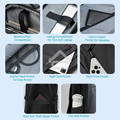 Рюкзак Vention черный (48см х 30см х 14см)