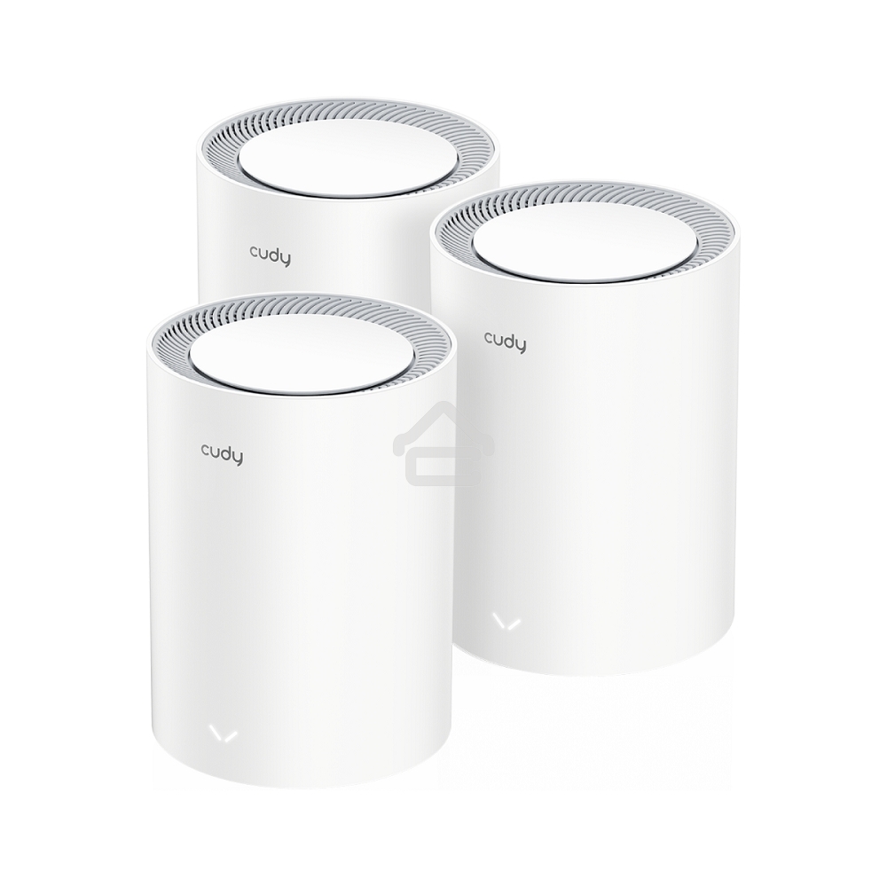 Бесшовный Mesh роутер Cudy M3000(2-PACK) AX3000 10/100/1000/2500BASE-T, белый (упак.:2шт)