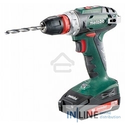 Дрель-шуруповерт Metabo BS 18 Quick 602217500, Аккумуляторный, 18В, 2 АКБ, Кейс