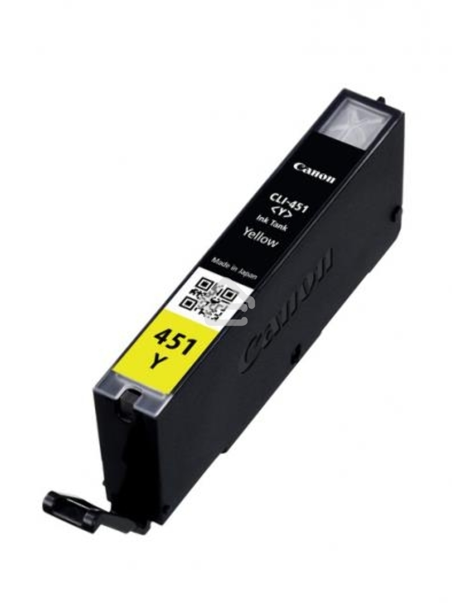 Картридж струйный CLI-451Y (6526B001) для Canon PIXMA iP7240/MG6340/MG5440, Желтый(Yellow), 344стр.