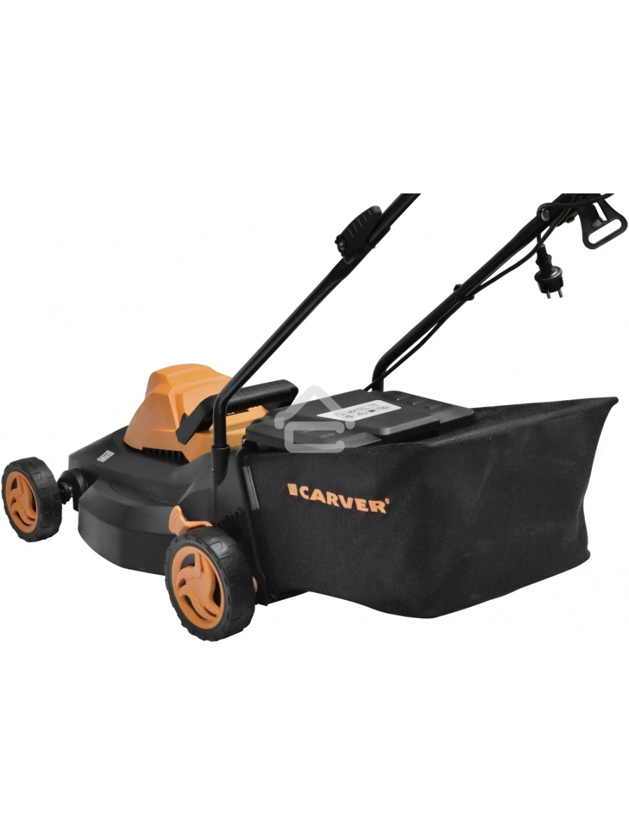 Газонокосилка CARVER LME-1437 эл. 1400Вт ширина 37см рег.высоты травосборник 35л