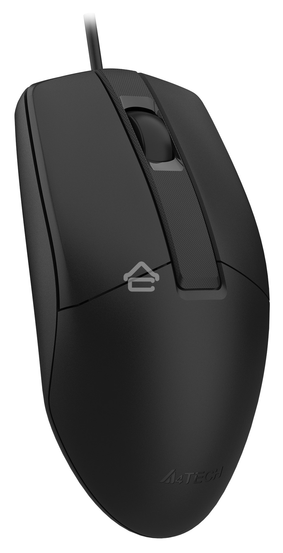 Мышь проводная A4Tech OP-330S черный, 1200 dpi, USB, кнопки - 3