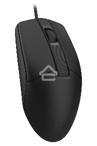 Мышь проводная A4Tech OP-330S черный, 1200 dpi, USB, кнопки - 3