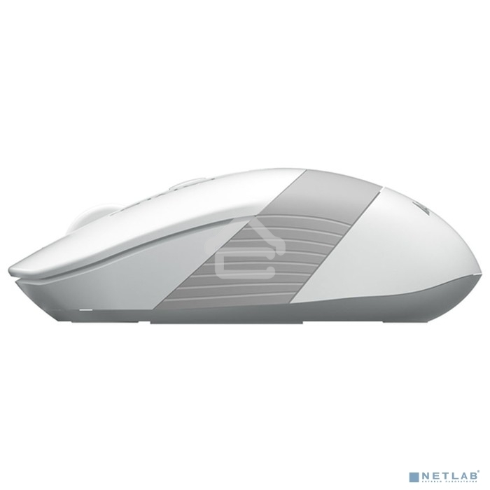 Клавиатура + мышь A4 Fstyler FG1010 клав:белый/серый мышь:белый/серый USB беспроводная Multimedia