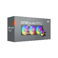 Система охлаждения PCCooler DA360 Pro ARGb черный 120мм алюминий+медь 2200rpm 33.7db 4-pin 300W
