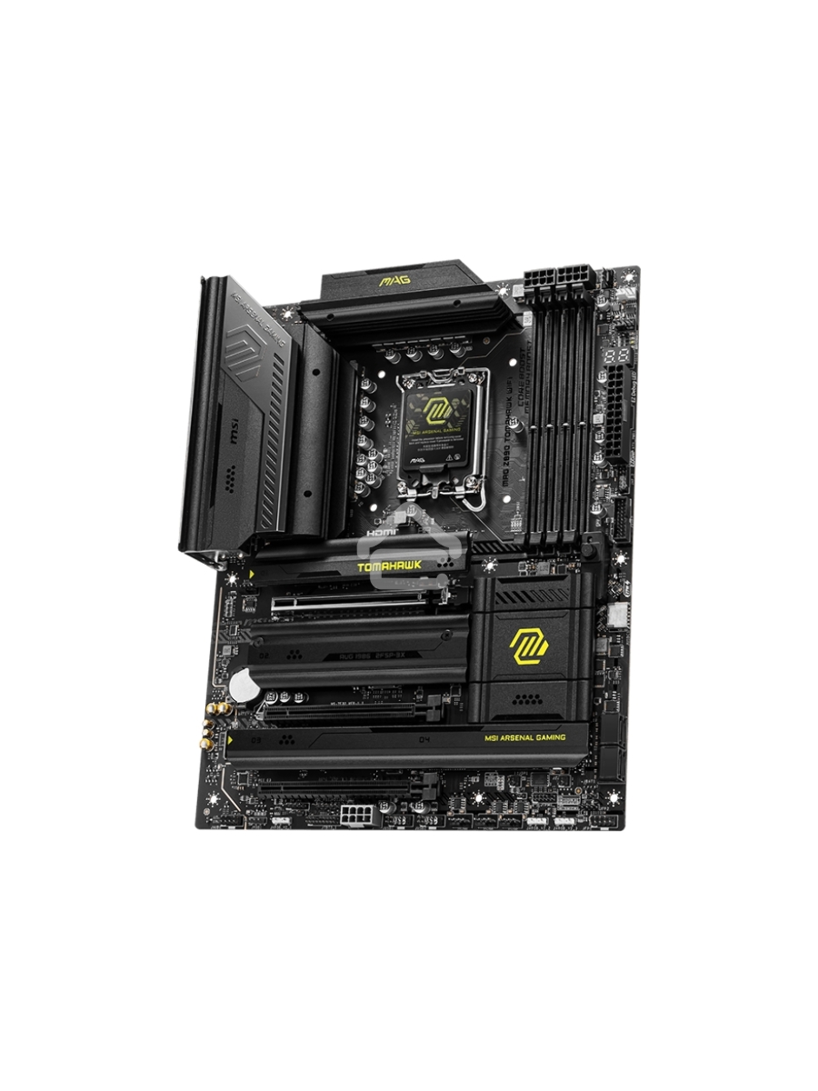 Материнская плата MSI MAG Z890 TOMAHAWK WIFI, LGA 1851, Intel Z890, 4xDDR5, 4xSATA, 4xM.2, 1xPCIe 5.0 x16, 2xPCIe 4.0 x4, 1xHDMI, 2xUSB-C Thunderbolt 4, 1xUSB-C 3.2 Gen 2, 3xUSB-A 3.2 Gen 2, 4xUSB-A 3.2 Gen 1, 1x 5Gb LAN, 2x3.5 мм, 7.1, ATX