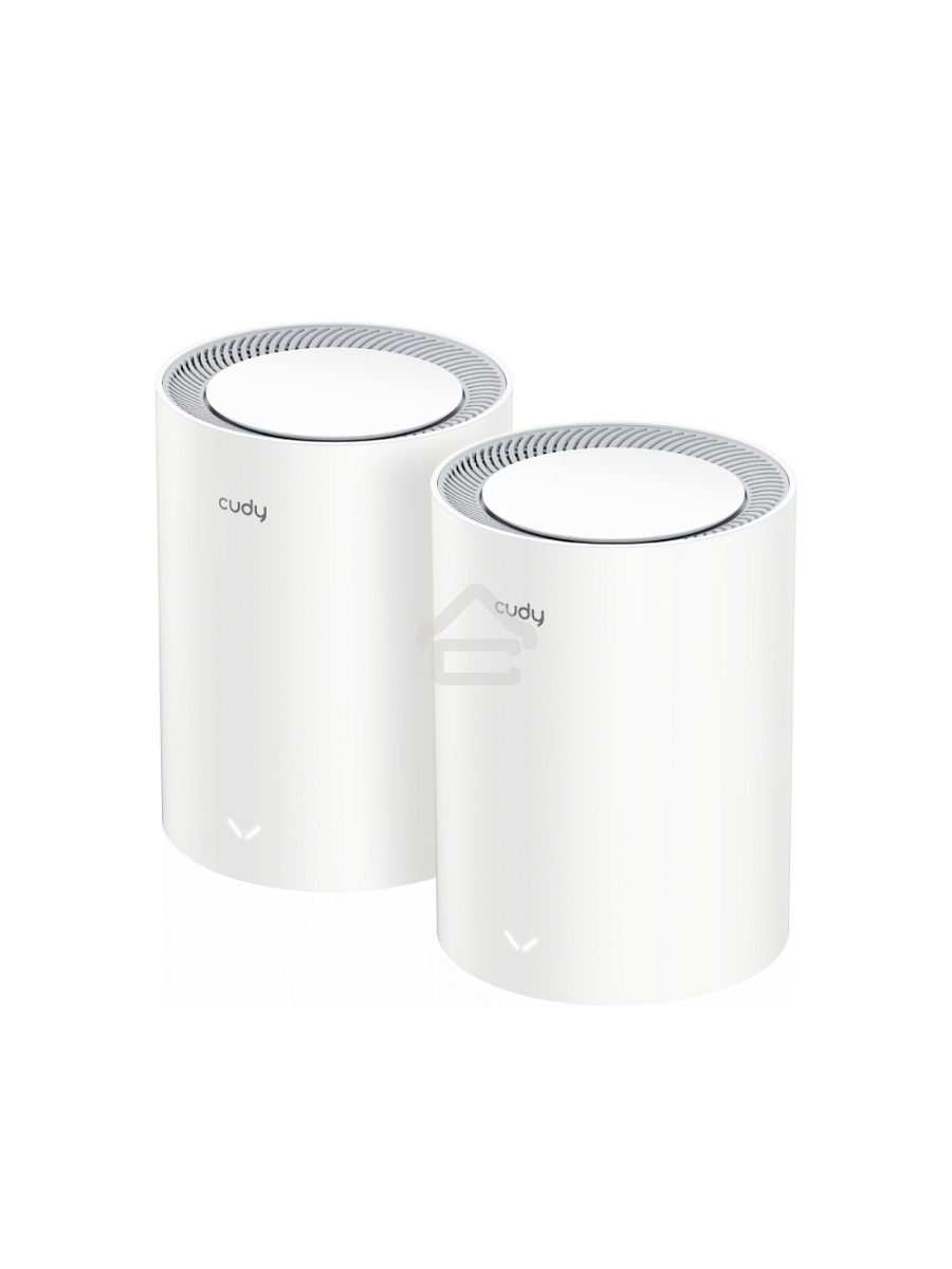 Бесшовный Mesh роутер Cudy M3000(2-PACK) AX3000 10/100/1000/2500BASE-T, белый (упак.:2шт)