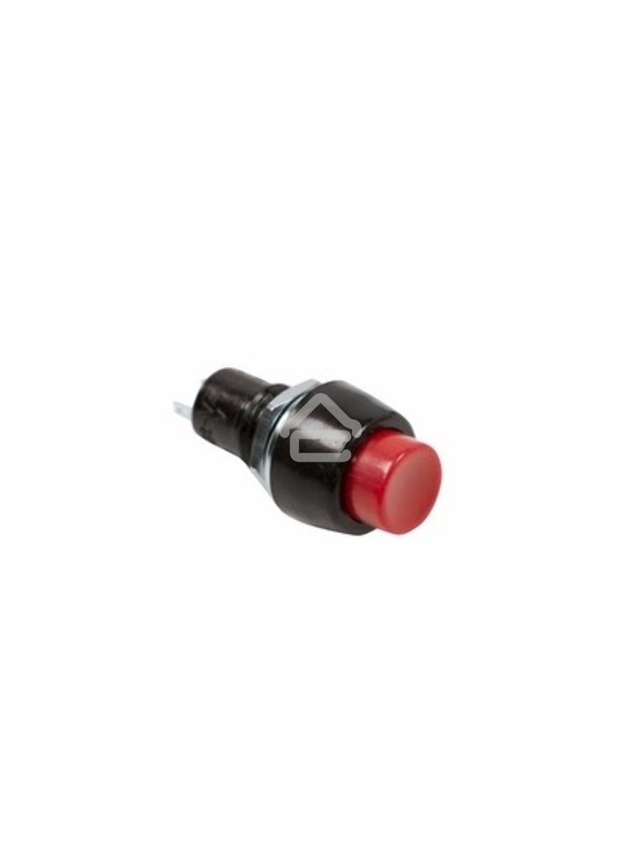 Выключатель-кнопка 250V 1А (2с) (ON)-OFF Б/Фикс красная Micro Rexant