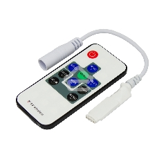 Мини контроллер LED RGB радио (RF) 10 кнопок 12-24 V/6 А LAMPER