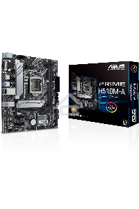 Материнская плата ASUS PRIME H510M-A, LGA 1200, Intel H510, 2xDDR4, 4xSATA, 1xM.2, 1xPCIe 4.0 x16, 2xPCIe x1, 1xHDMI, 1xDP, 1xVGA, 1x 1Gb LAN, 2xUSB 3.2 Gen 1, 4xUSB 2.0, 3x3.5 мм, 7.1, mATX