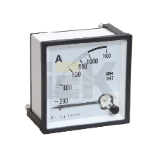 Амперметр Э47 2000/5А 72х72 AC включение через трансформатор (класс точности 1.5)