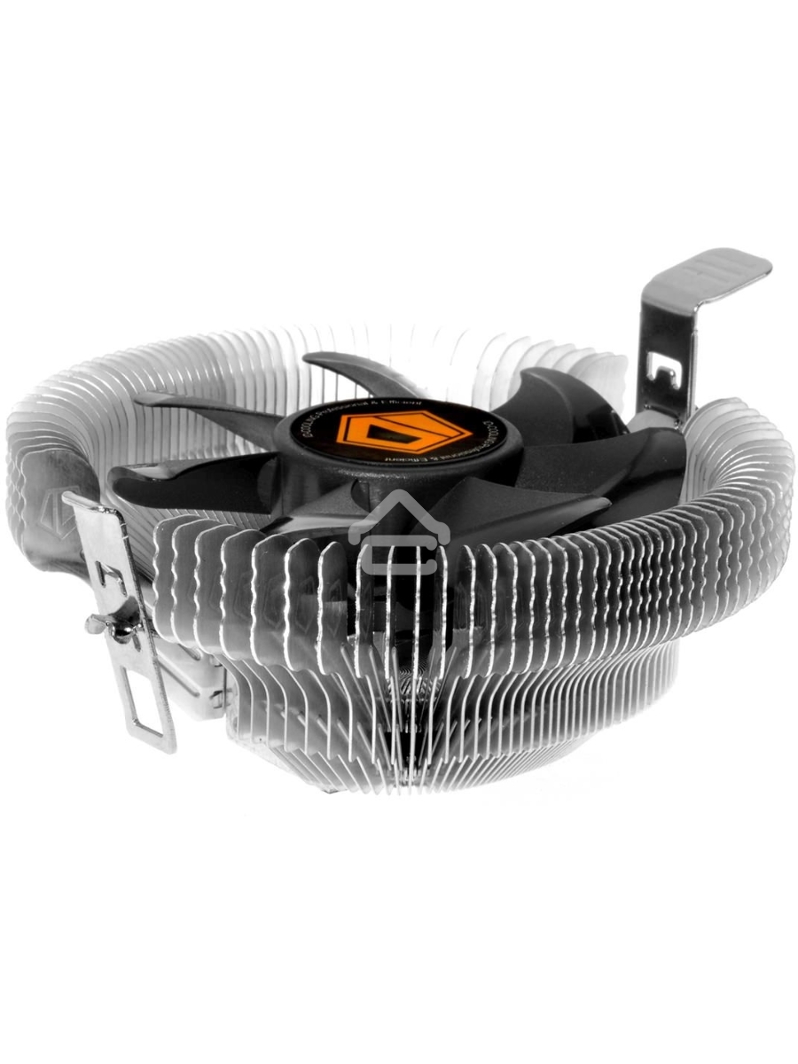 Кулер Cooler ID-Cooling DK-01S серебристый/черный 80мм алюминий 2200rpm 24db 3-pin 65W
