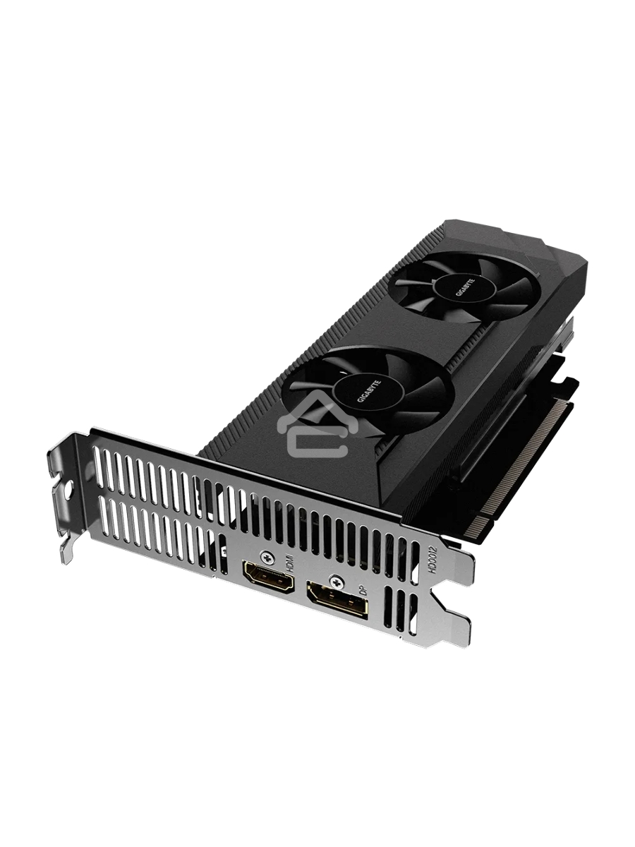 Видеокарта Gigabyte PCI-E 4.0 GV-R64D6-4GL AMD Radeon RX 6400 4096Mb 64 GDDR6 2039/16000 HDMIx1 DPx1 HDCP Ret low profile
