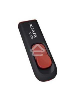 Флэш диск USB 2.0 ADATA Flash Drive 64Gb С008 Black-Red