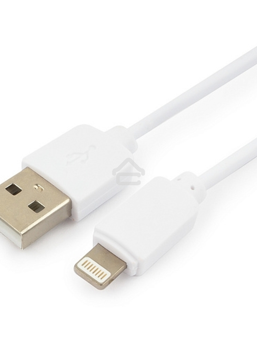 Кабель USB Гарнизон GCC-USB2-AP2-6-W AM/Lightning, для iPhone5/6/7, IPod, IPad, 1.8м, белый, пакет
