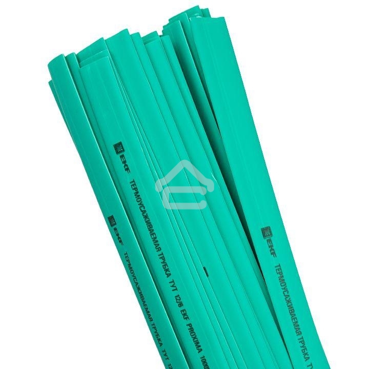 Термоусаживаемая трубка ТУТ 16/8 зеленая EKF PROxima tut-16-j-1m EKF