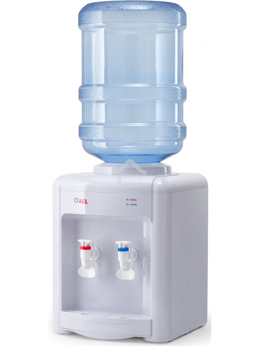 Кулер AEL TD-AEL-340 v.2 настольный электронный белый