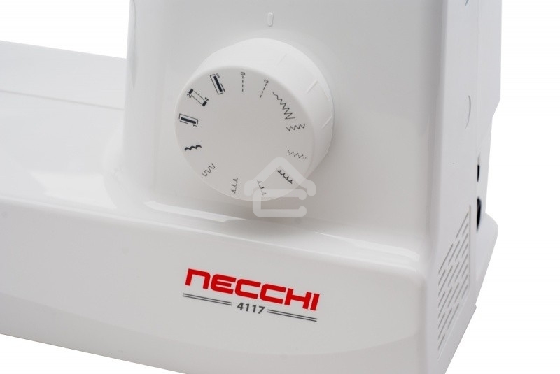 Швейная машина Necchi 4117 14 операций, петля п/автомат, верт.челнок, гарантия 2 года