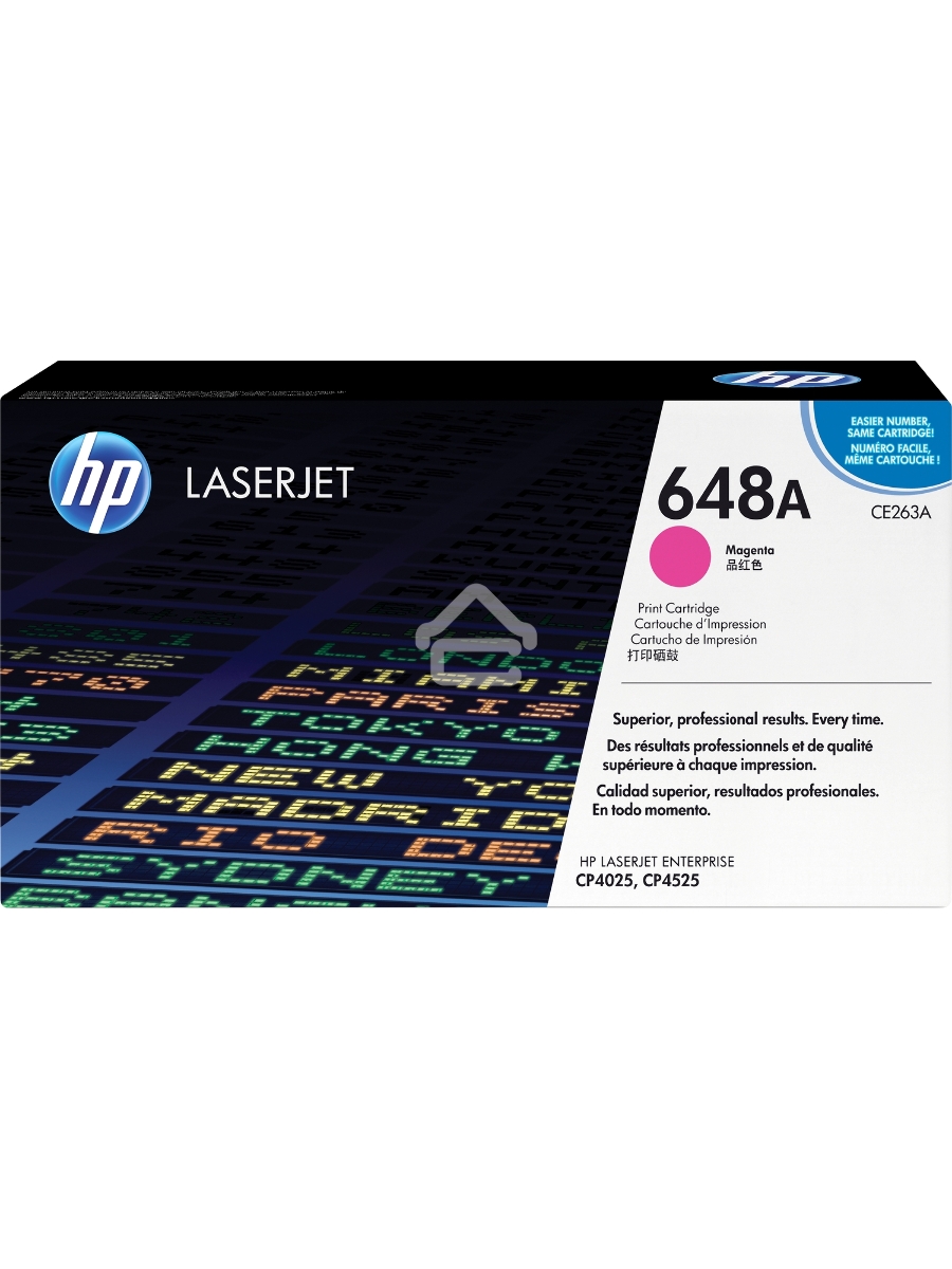 Картридж лазерный HP CE263A пурпурный CLJ CP4025/CP4525 (11000стр.)