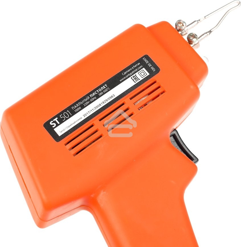 Пистолет паяльный PATRIOT ST 501 The One, °С: 380-500, нагрев 4-6сек