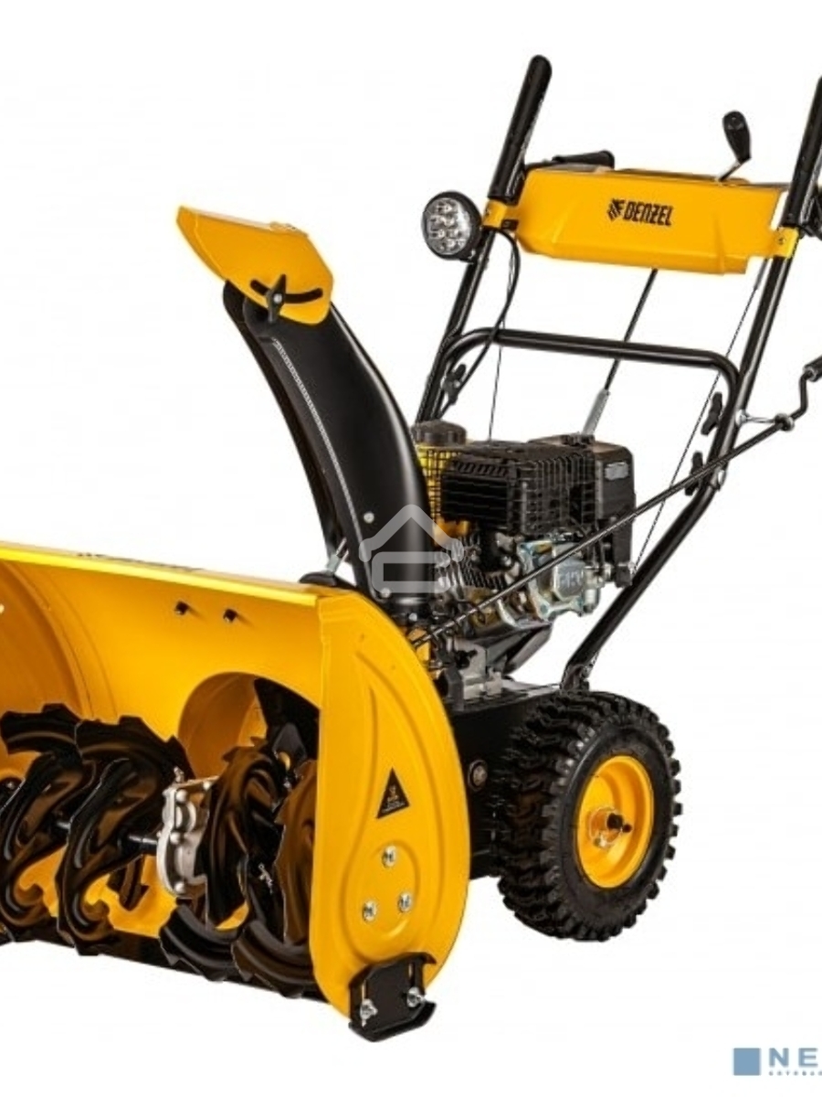 Бензиновая снегоуборочная машина SBM 610, 212cc, ручной старт, фара Denzel
