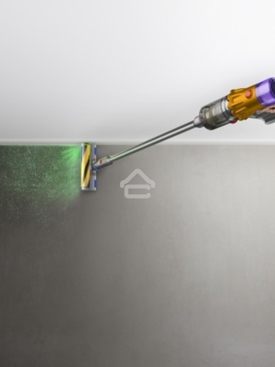 Пылесос вертикальный Dyson V12 Detect Slim Absolute желтый/серый, питание от аккумулятора, 150 Вт, уборка сухая, пылесборник 0.35 л, работа от АКБ max - 60 мин
