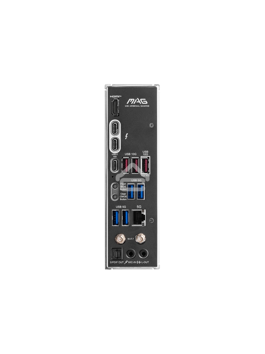 Материнская плата MSI MAG Z890 TOMAHAWK WIFI, LGA 1851, Intel Z890, 4xDDR5, 4xSATA, 4xM.2, 1xPCIe 5.0 x16, 2xPCIe 4.0 x4, 1xHDMI, 2xUSB-C Thunderbolt 4, 1xUSB-C 3.2 Gen 2, 3xUSB-A 3.2 Gen 2, 4xUSB-A 3.2 Gen 1, 1x 5Gb LAN, 2x3.5 мм, 7.1, ATX