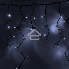 Гирлянда Neon-night Айсикл (бахрома) светодиодный, 5,6 х 0,9 м, черный провод 