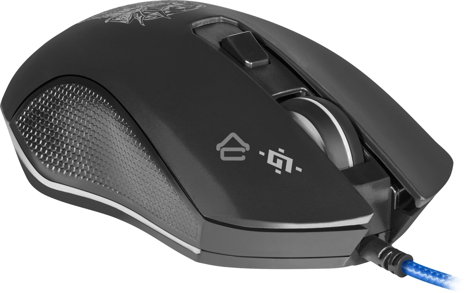 Мышь проводная Defender Sleipnir GM-927 черный, 12800 dpi, USB, кнопки - 6