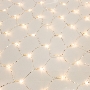 Гирлянда «Сеть» 1,5х1,5 м, прозрачный ПВХ, 96 LED теплый белый