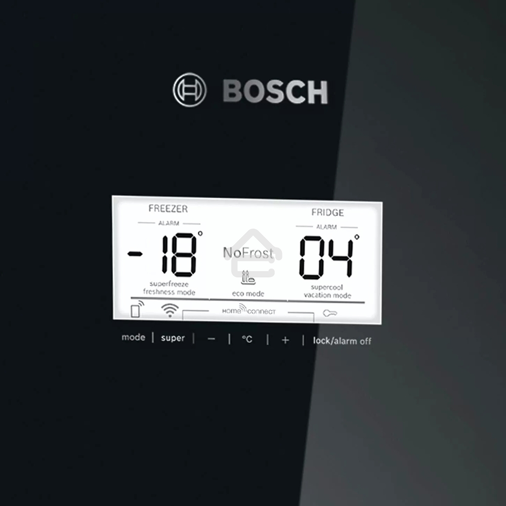 Холодильник Bosch KGN39LB30U черный двухкамерный 279/87л морозилка снизу