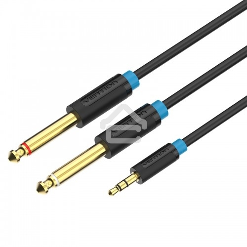 Кабель Vention аудио Jack 3,5 mm M/2Jack 6,5 mm M - 2 м