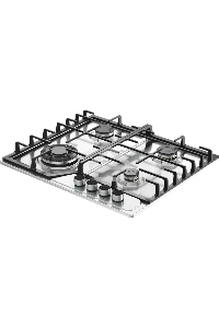 Варочная поверхность Kuppersberg FS 66 X газ, High-Tech, 58 см, автоматический электроподжиг, газ-контроль, форсунки под сжиженый газ, SABAF конфорки, чугунные решетки, цвет нержавеющая сталь, цвет фурнитуры черный