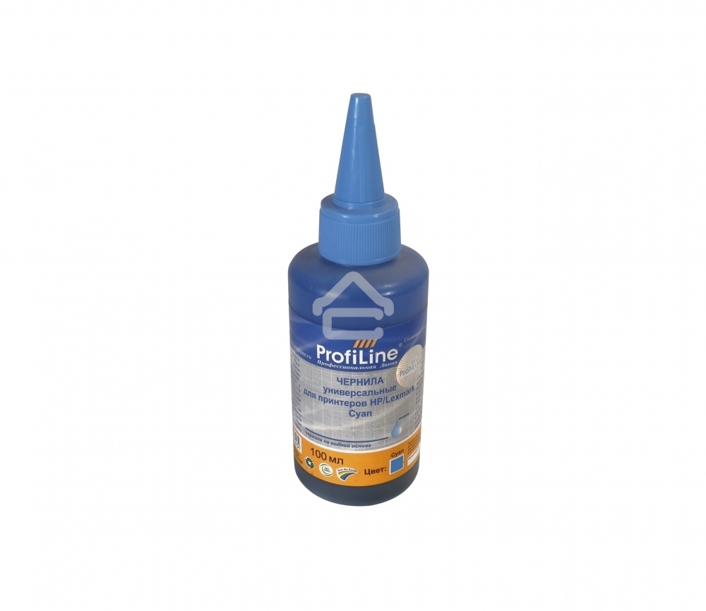 Чернила для принтеров HP/Lexmark универсальные Cyan 100 мл водн ProfiLine