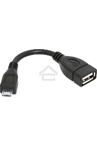 Кабель-переходник Defender microUSB (M) - USB (F)  /для подкл. устр. USB Flash, HDD, мыши, и и т.д./ поддерж. режим OTG.