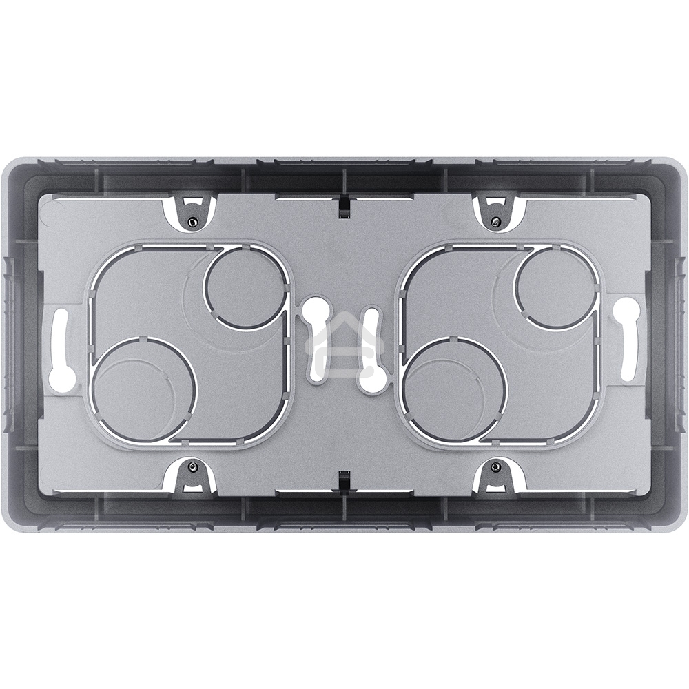 Коробка накладного монтажа Inspiria 2 поста алюминий