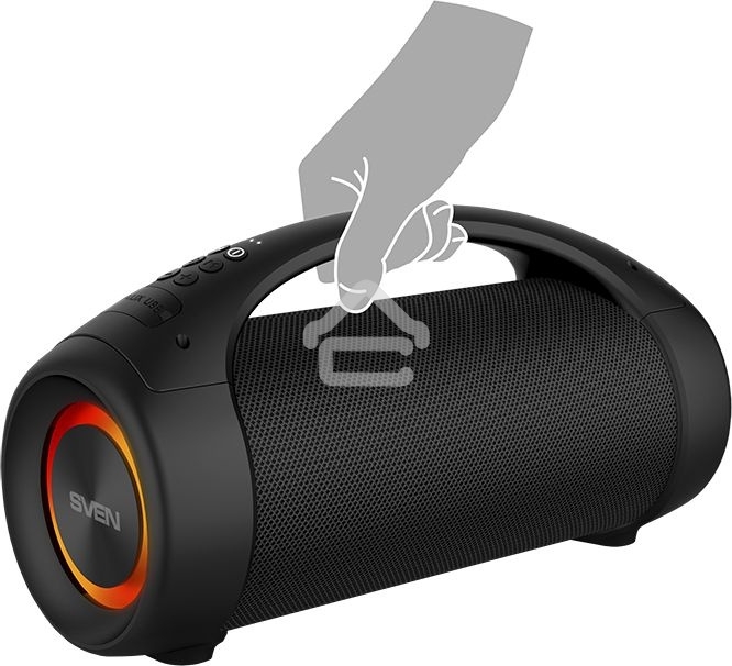 Колонка портативная Sven АС PS-370 черный 40W 2.0 BT