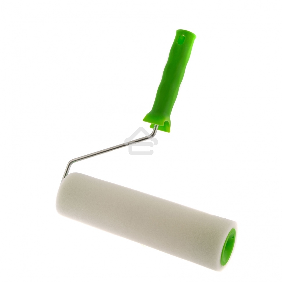 Валик Сибртех Поролон с ручкой, 250 мм, D 48 мм, D ручки 6 мм