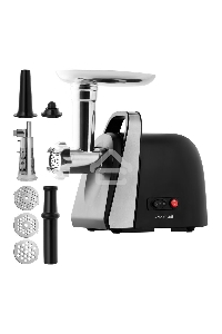 Мясорубка электрическая Galaxy Line GL 2419, черный, 1600 Вт, производительность 1,5 кг в мин, функция «Реверс»