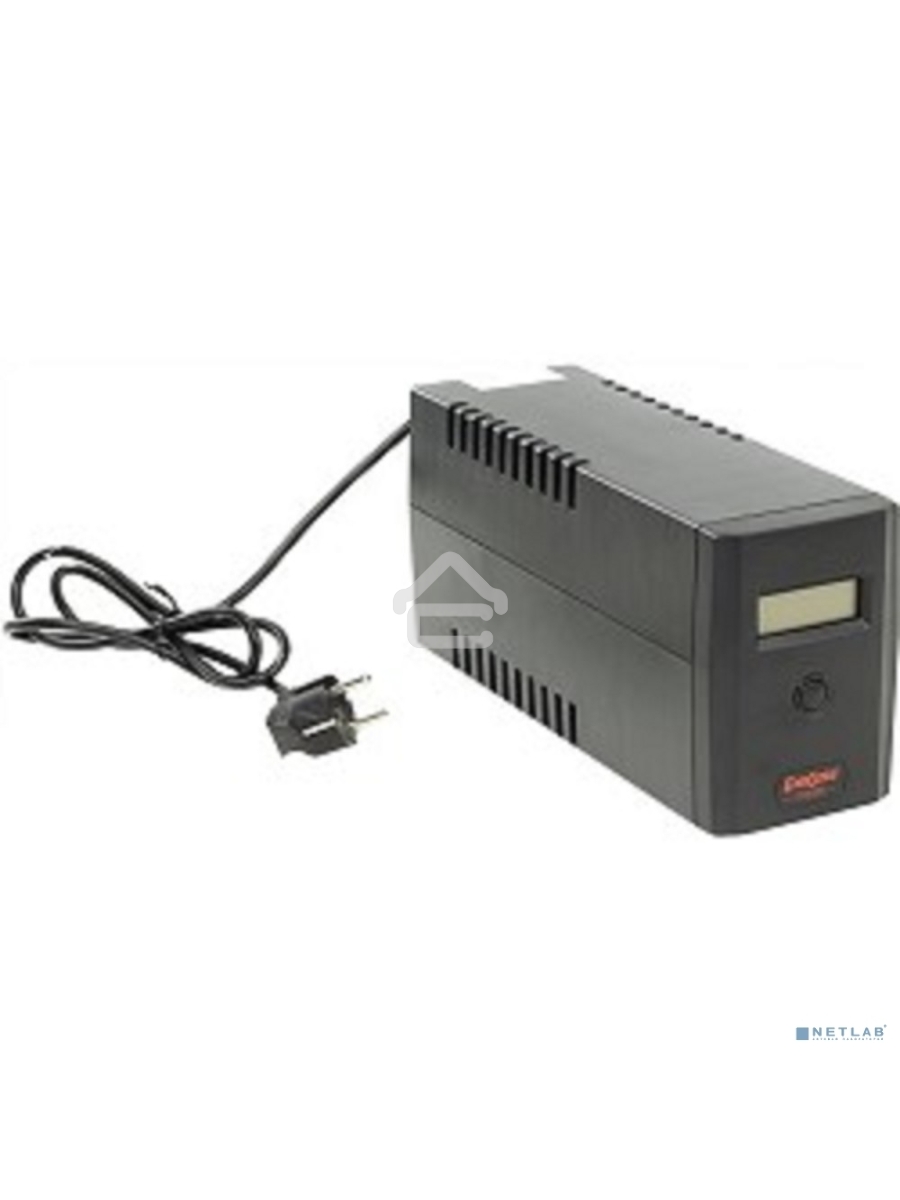 Источник бесперебойного питания ExeGate EP212515RUS Power Smart ULB-600 LCD <600VA, Black, 2 евророзетки, USB>