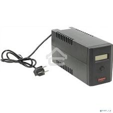 Источник бесперебойного питания ExeGate EP212515RUS Power Smart ULB-600 LCD 600VA, черный, 2 евророзетки, USB
