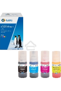 Чернила G&G GG-GI41BKCMY-45ml*4 GI-41 голубой/пурпурный/желтый/черный набор 4x45мл для Canon PIXMA G1420/G2420/G2460/G3420/G3460